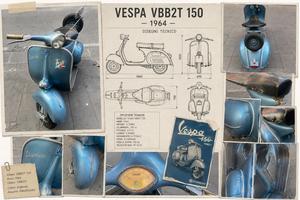 Vespa vbb2t vbb 150 1964 piaggio