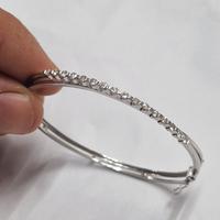 bracciale in oro bianco e diamanti 