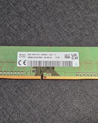 SK Hynix 8gb ddr4 3200Mhz