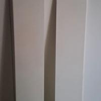 coppia mensole bianche