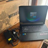 Acer Nitro 5 RTX 3060 core i7 11th 17 pollici