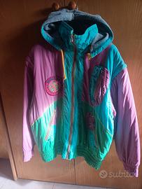 giacca a vento multicolor