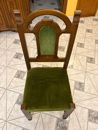 Set Sedie Vintage in Legno
