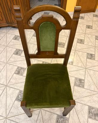 Set Sedie Vintage in Legno