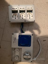 Prese eletricche da muro 16 amper