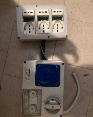 Prese eletricche da muro 16 amper