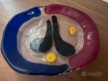 Centrotavola Bisazza in vetro Murano 1993