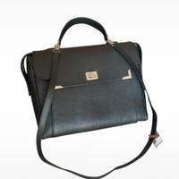 Borsa in pelle saffiano nera nuovissima