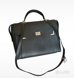 Borsa in pelle saffiano nera nuovissima