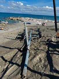 Carrello barca alaggio varo 5 metri