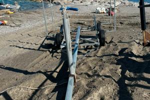 Carrello barca alaggio varo 5 metri