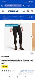 pantaloni equitazione donna XS