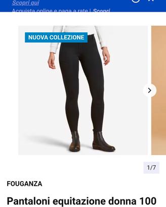 pantaloni equitazione donna XS