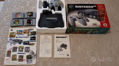Nintendo 64  con Scatola Originale e Giochi