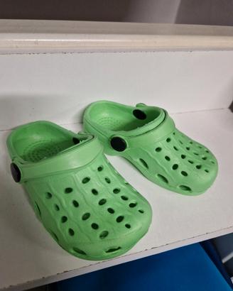 Ciabatte bimbo/bimba verdi