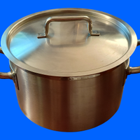 PIAZZA - Casseruola alta in acciaio inox 18/10