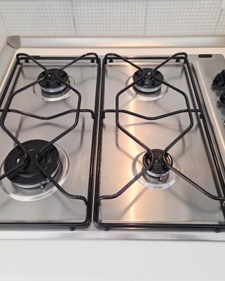 Piano cottura a gas Indesit 4 fuochi 