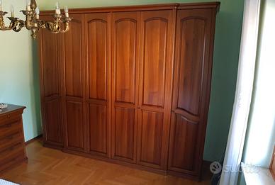 Armadio classico 6 ante color noce