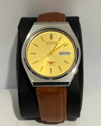 Citizen automatic vintage oro 21 jewels day date
