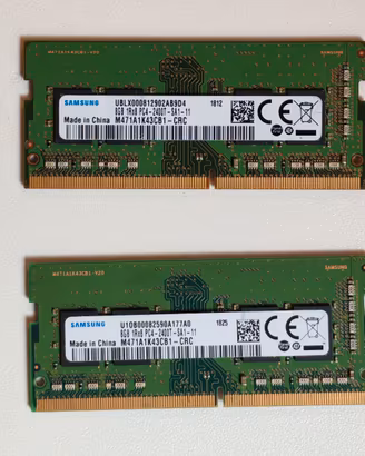 2x8GB RAM Samsung DDR4 PC4-2400T Sodimm (16GB)
