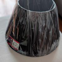 Paralume nero Ø35 h22 NUOVO