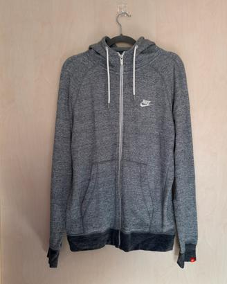 Felpa Vintage Nike taglia M grigia zip cappuccio