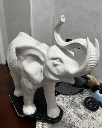 Scultura elefante  bianco