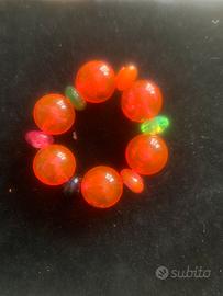 Martina creazione bracciale fluo