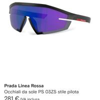 occhiali da sole Prada linea rossa