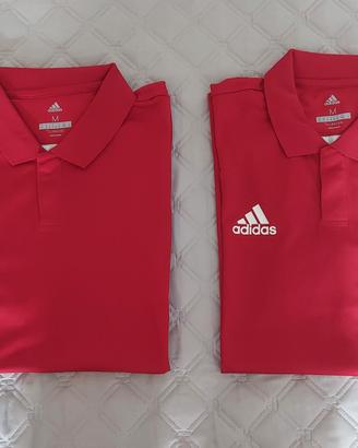 2 Polo Adidas Climacool in poliestere