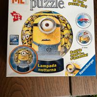 Lampada puzzle 3D Minion