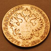 10 KREUZER AUSTRIA IN ARGENTO 1836 FERDINANDO I