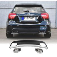 DIFFUSORE MERCEDES CLASSE A W176 12-18 LOOK AMG A4
