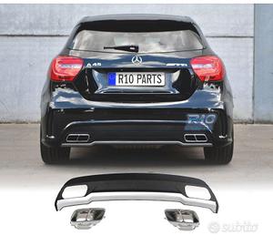 DIFFUSORE MERCEDES CLASSE A W176 12-18 LOOK AMG A4