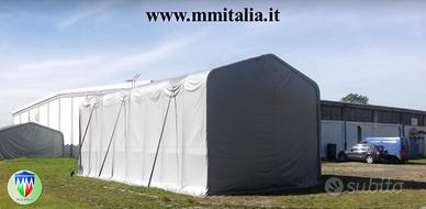 Tunnel Industriali 6 x 12 x 4/5 mt. pvc ignif 650g