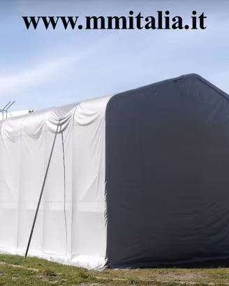 Tunnel Industriali 6 x 12 x 4/5 mt. pvc ignif 650g