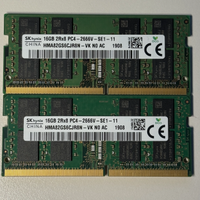 RAM laptop DDR4 SODIMM 2x16 GB 2666MHz - TOT 32GB