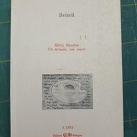 Beloeil. H. Bauchau. Un écrivain, une oeuvre LIBRO