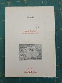 Beloeil. H. Bauchau. Un écrivain, une oeuvre LIBRO