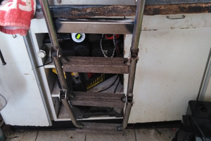 Scaletta in acciaio per pedalò 0