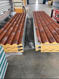 Pannelli coppo coibentato.