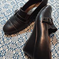 Scarpe da donna nere, numero 37 con zeppa