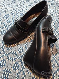 Scarpe da donna nere, numero 37 con zeppa