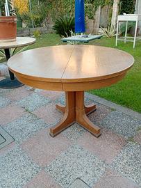 tavolo legno tondo allungabile 