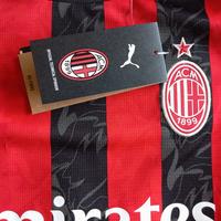 completo maglieta bambino AC Milan 10 Leao