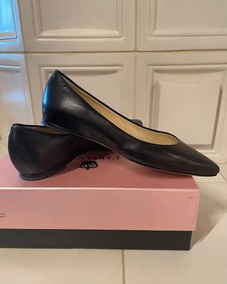 Ballerine in pelle nere L'Arianna