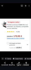Portabici elettrico posteriore