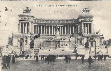 cartolina antica Roma 1918 animata