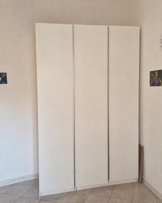 Armadio bianco 3 ante moderno + arredamento compl