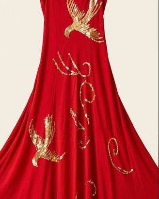 Abito lungo Rosso 